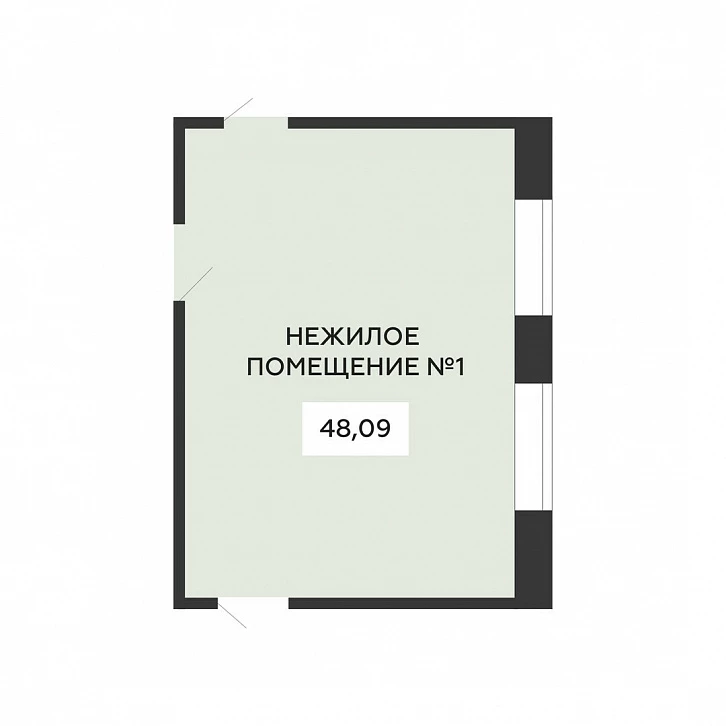Помещение 0000033870 (Салют; Самарская область, г. Самара, р-н Красноглинский, п.Мехзавод, квартал 3) планировка