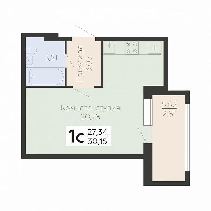 Помещение 0000030534 (Метрополь; г. Воронеж, ул. Березовая роща, 1с) планировка