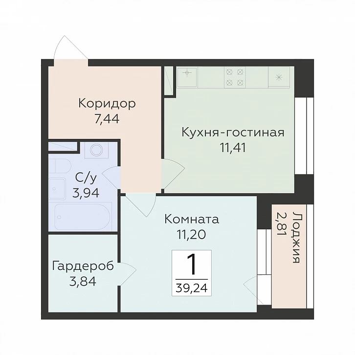 Помещение 0000043154 (Октябрьский квартал; ул. Матросова, 64а) планировка