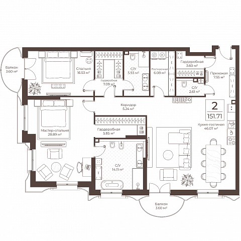 Планировка 000011350