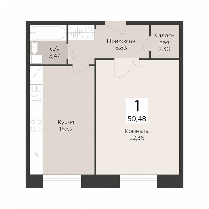 Помещение 0000051370 (Пахра сити; МО,г. Подольск, б р Красногвардейский, д. 33А, 33Б) планировка