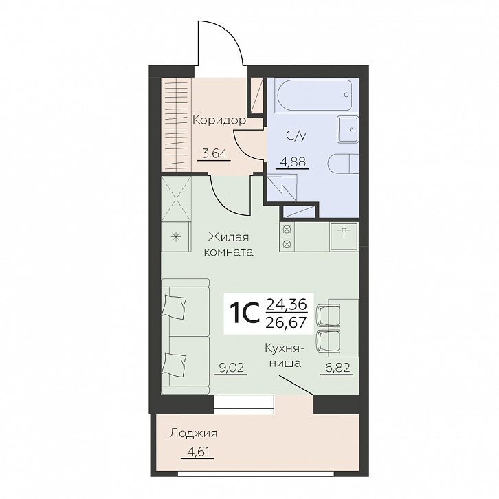 Помещение 0000034784 (Заря) планировка