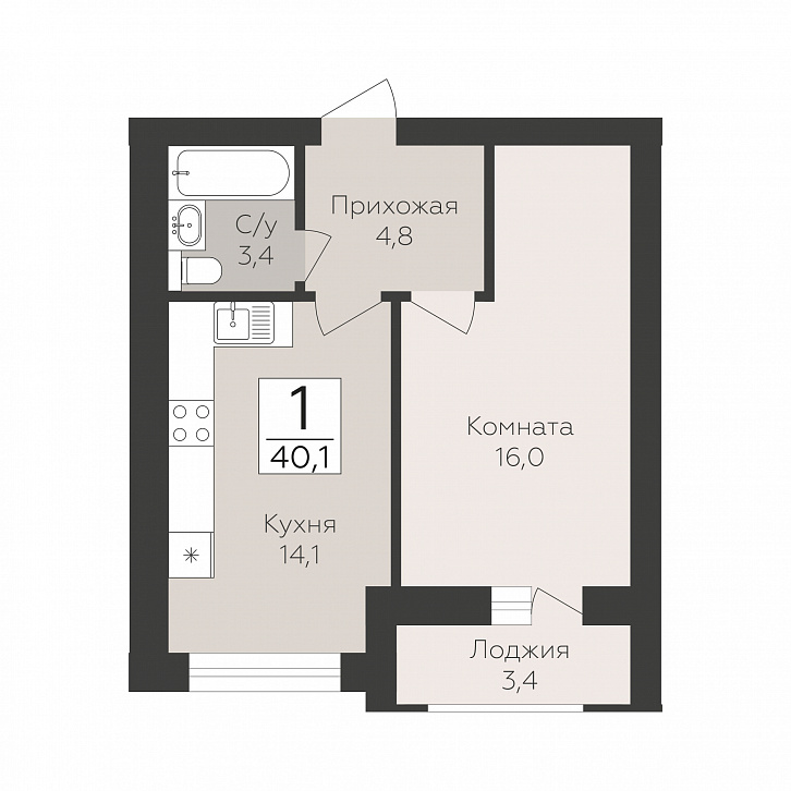 Помещение 0000051144 (Ритм; Воронежская область, г. Бутурлиновка, ул. Студенческая, 3) планировка