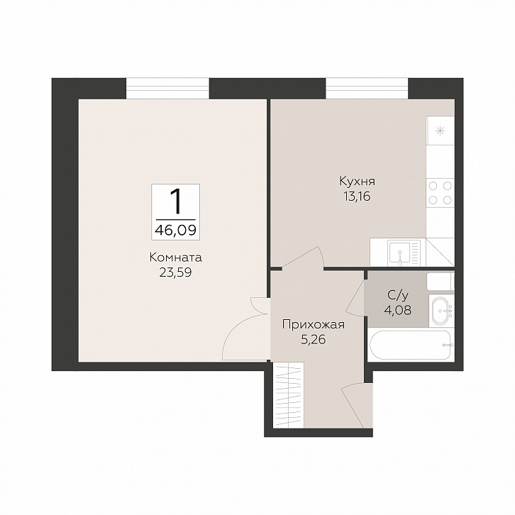 Помещение 0000051816 (Пахра сити; МО,г. Подольск, б р Красногвардейский, д. 33А, 33Б) планировка