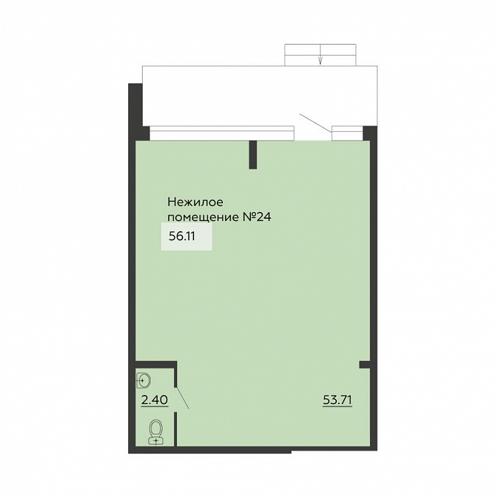 Помещение 0000025373 (Чехов; г. Воронеж, ул. Богдана Хмельницкого, 45а) планировка