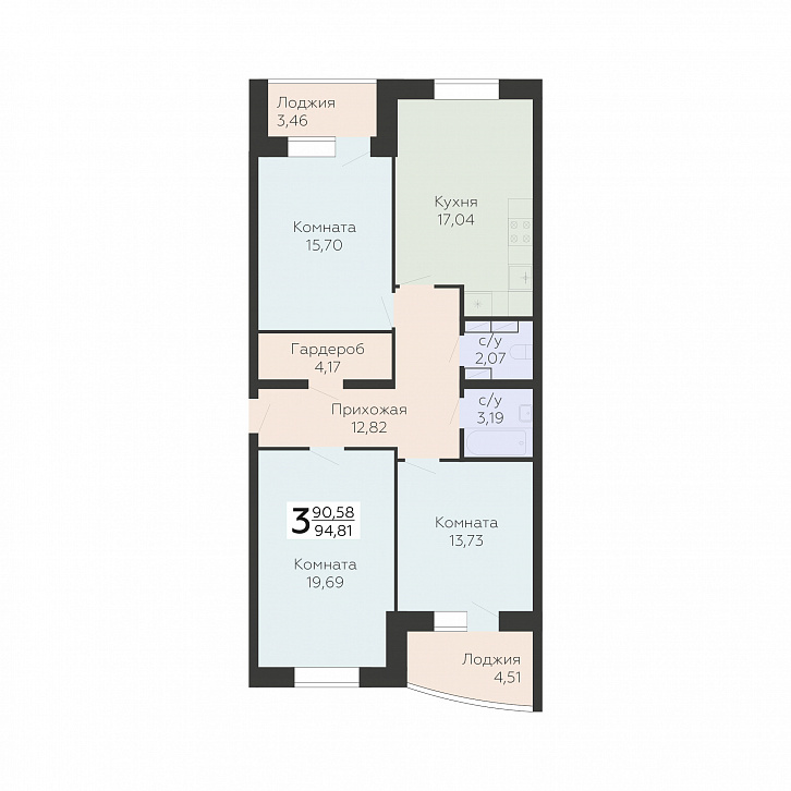 Помещение 0000033153 (Nova парк; ) планировка