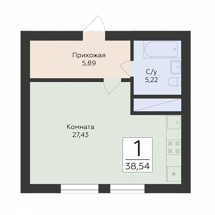 Помещение 0000047397 (Юность) планировка