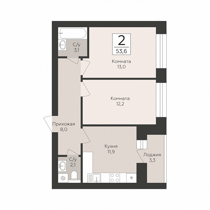 Помещение 0000051255 (Тургенев; Воронежская область, г. Павловск, микрорайон Северный, д. 5) планировка