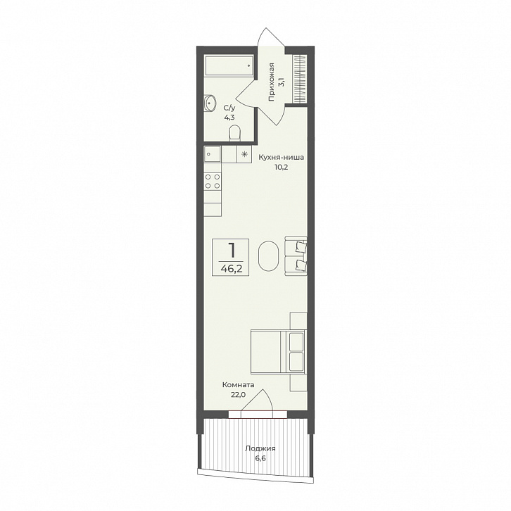 Помещение 0000046914 (Форос; ) планировка