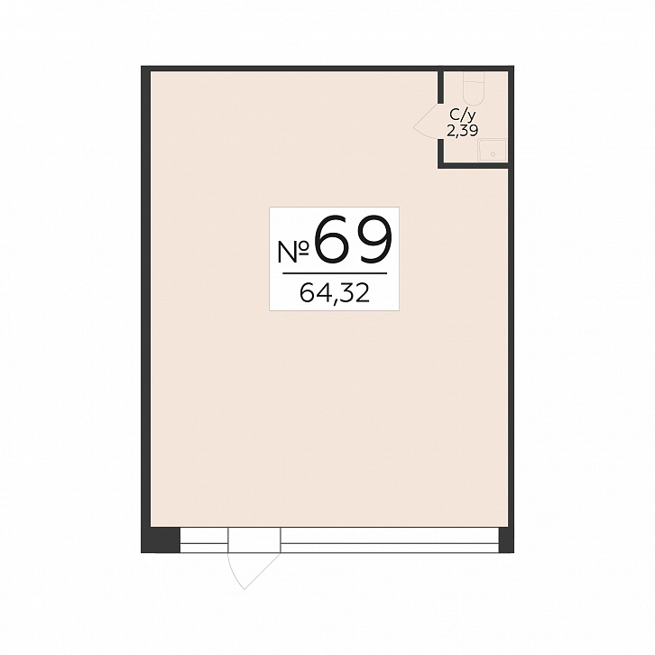 Помещение 0000048359 (Суворов-сити 2; ) планировка