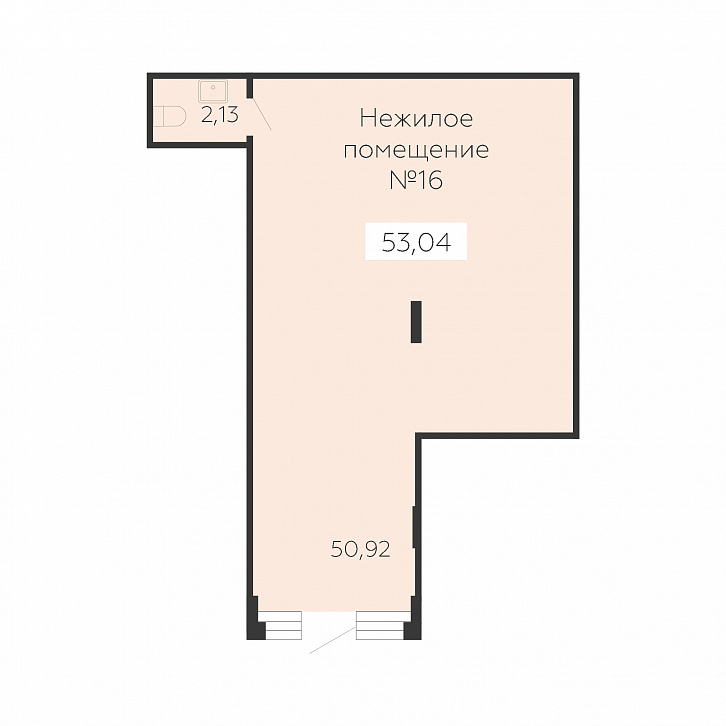 Помещение 0000032048 (Зарядье; Воронеж, ул. Электросигнальная, 9а) планировка
