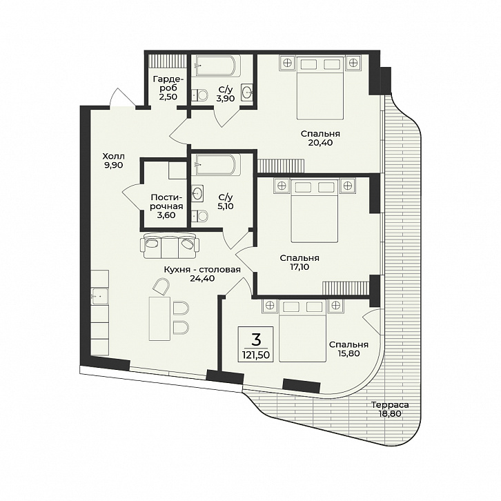 Помещение 0000050566 (Нега; ) планировка