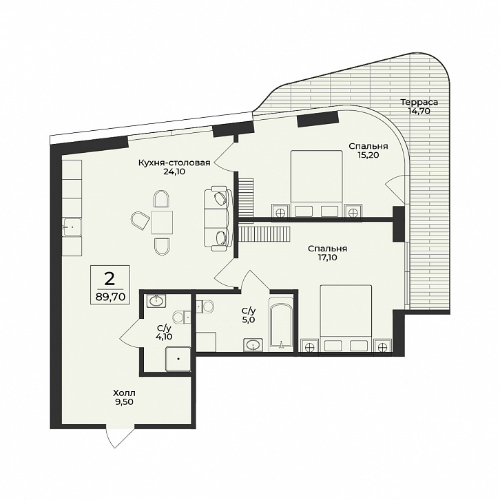 Помещение 0000050604 (Нега; ) планировка