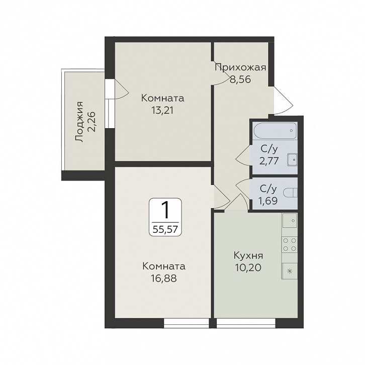 Помещение 0000038074 (Панорама юкки; Деревенская улица, 21 деревня Лупполово, Юкковское сельское поселение, Всеволожский район, Ленинградская область) планировка