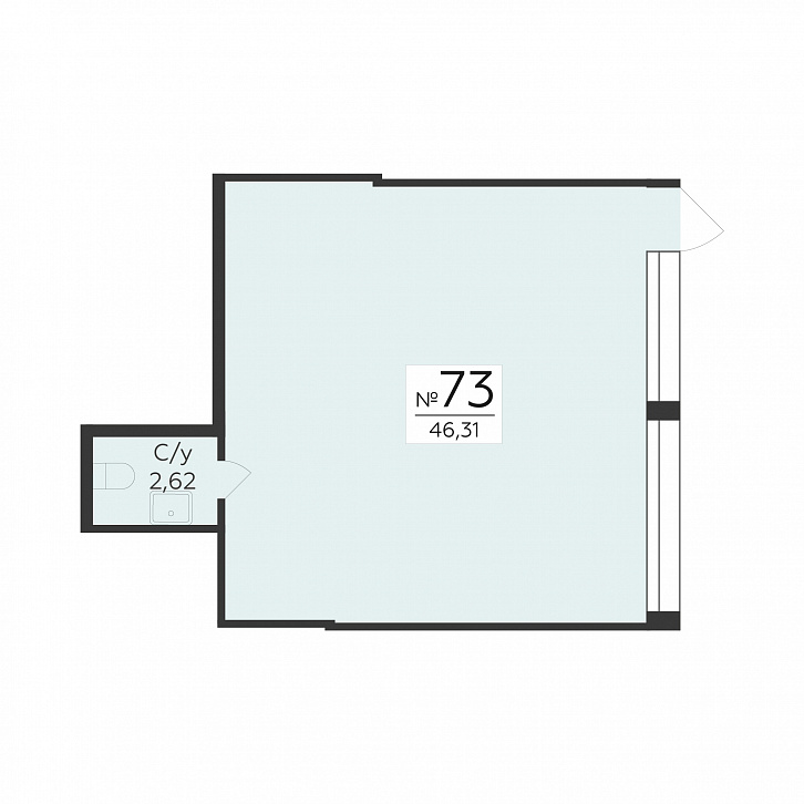 Помещение 0000048690 (Суворов-сити 2; г. Воронеж, ул. Матросова, 64а) планировка