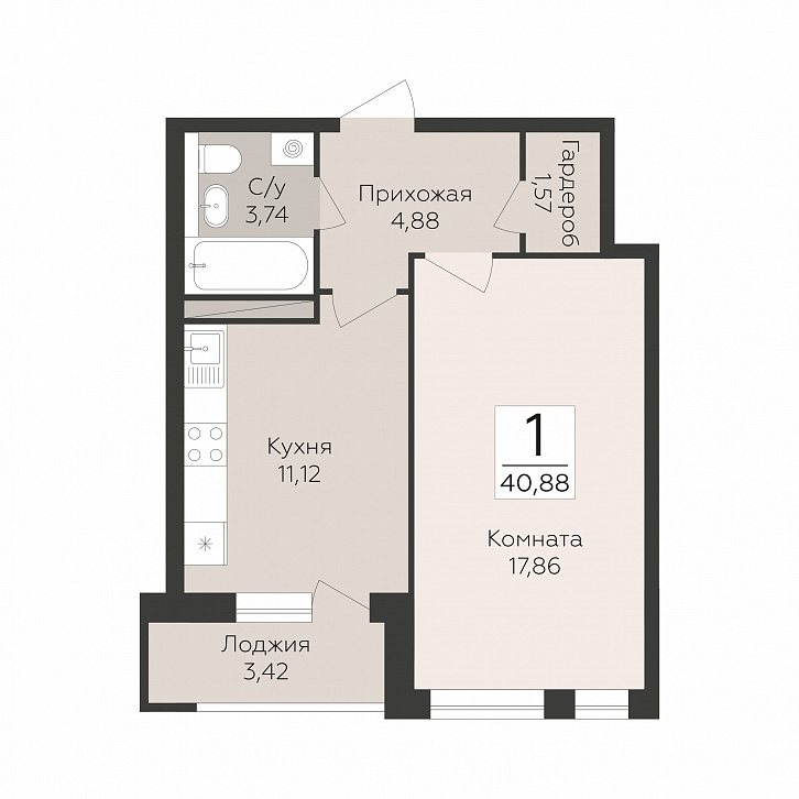 Помещение 0000052382 (; МКД пер. Славы, 1) планировка