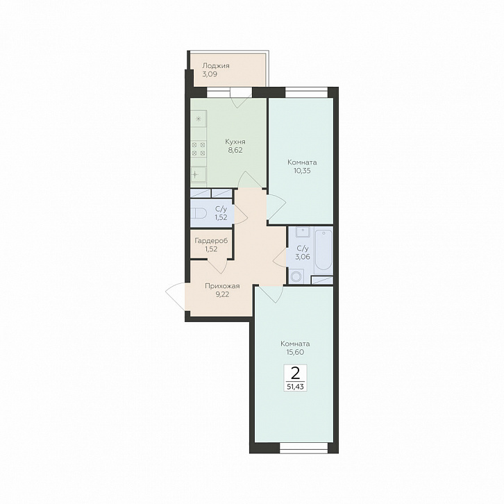 Помещение 0000042743 (Flora; ) планировка