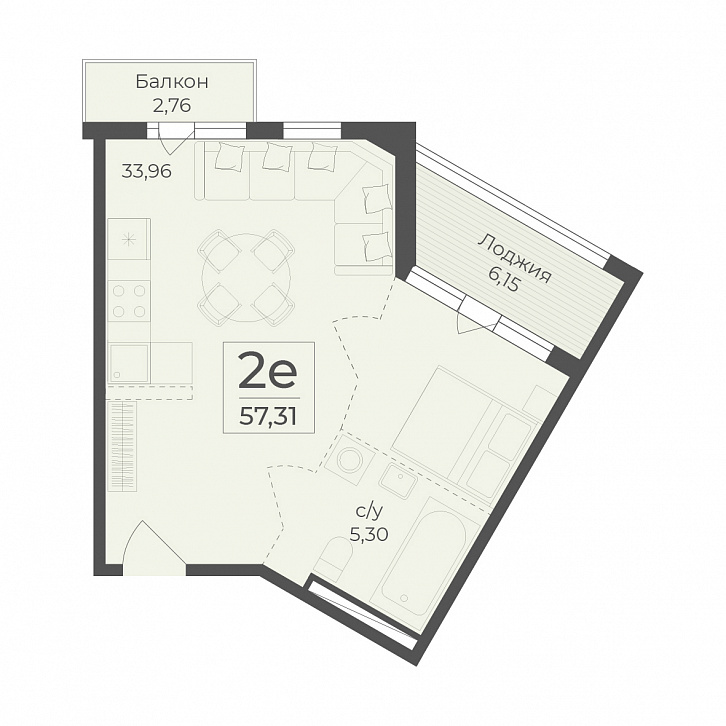 Помещение 0000036396 (Botanica) планировка