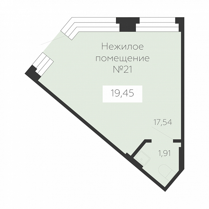 Помещение 0000030248 (Зарядье) планировка