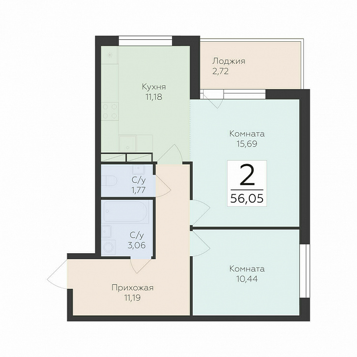 Помещение 0000037960 (Финский квартал; ) планировка