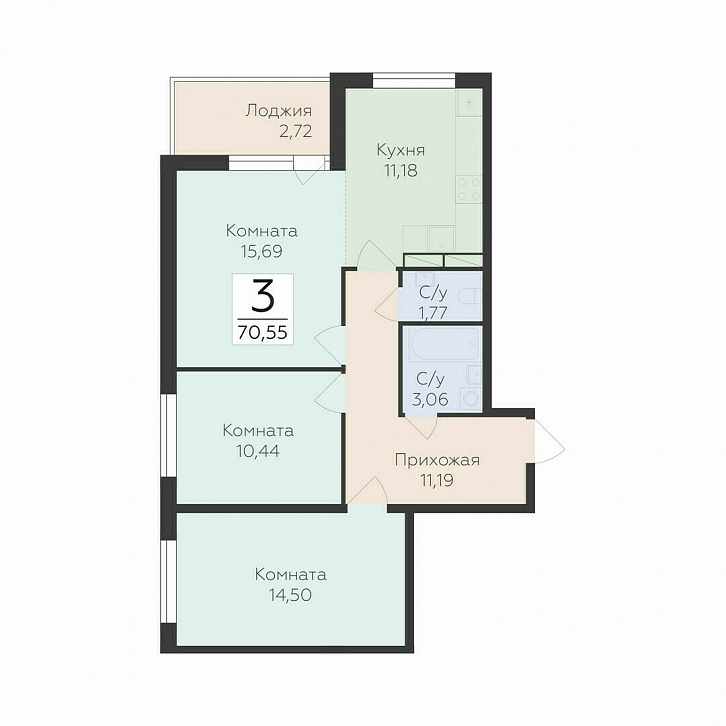 Помещение 0000037901 (Финский квартал; ) планировка