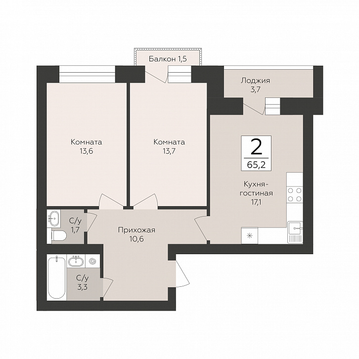 Помещение 0000051244 (Тургенев; Воронежская область, г. Павловск, микрорайон Северный, д. 5) планировка