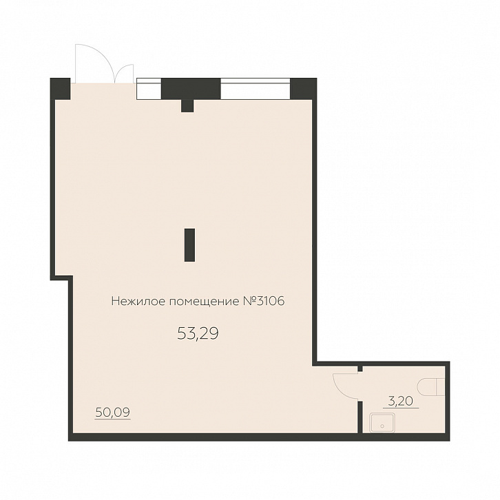 Помещение 0000038389 (Заря; Воронеж, Ленинградская 29Б) планировка