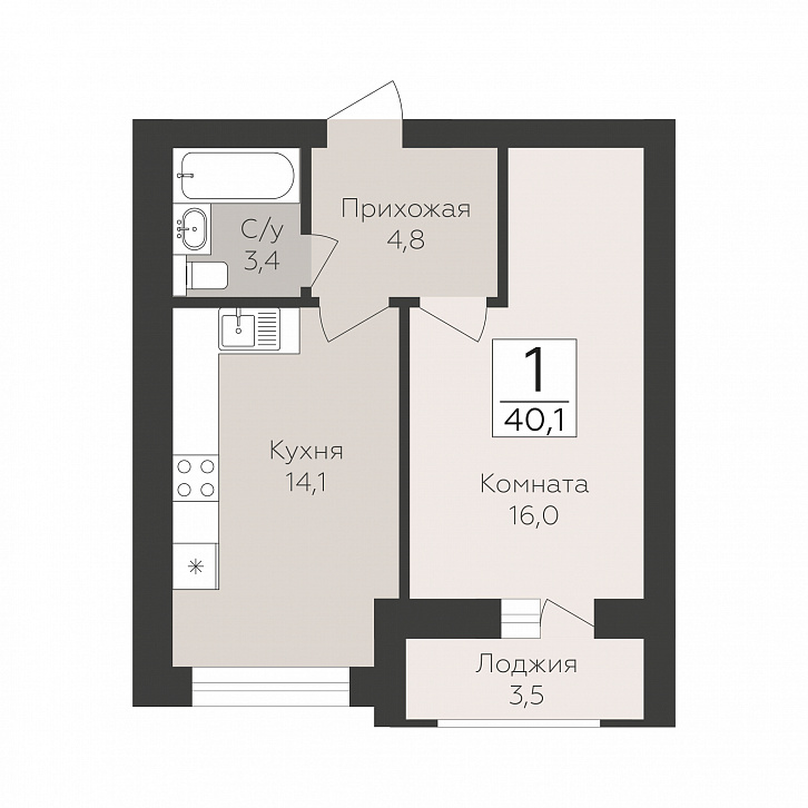 Помещение 0000051160 (Ритм; Воронежская область, г. Бутурлиновка, ул. Студенческая, 3) планировка