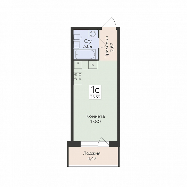 Помещение 0000042593 (Flora; ) планировка