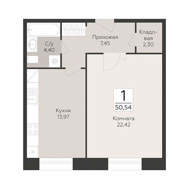 Помещение 0000051368 (Пахра сити; МО,г. Подольск, б р Красногвардейский, д. 33А, 33Б) планировка