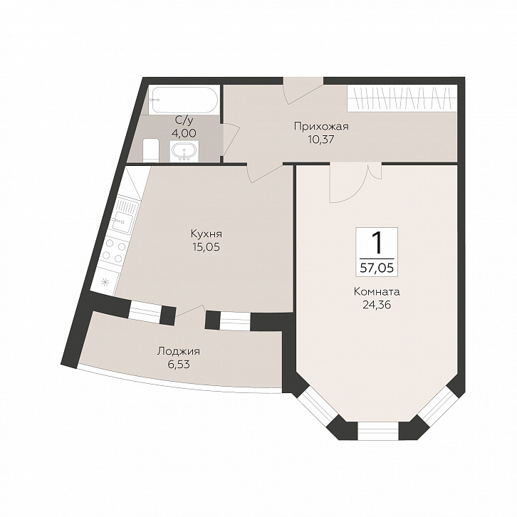 Помещение 0000051768 (Пахра сити; МО,г. Подольск, б р Красногвардейский, д. 33А, 33Б) планировка