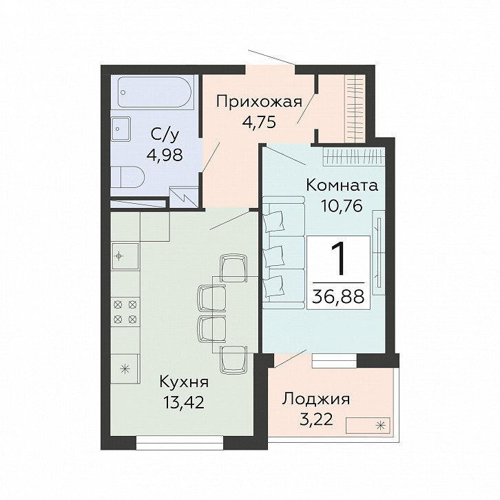 Помещение 0000049970 (Мармелад; Воронеж, ул. Туполева, 5к) планировка