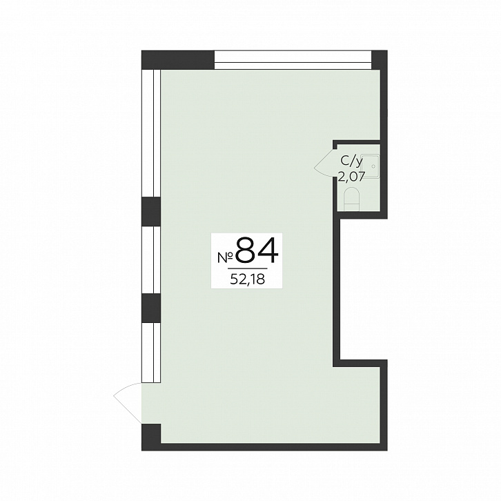 Помещение 0000048701 (Суворов-сити 2; г. Воронеж, ул. Матросова, 64а) планировка
