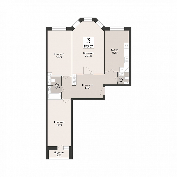 Помещение 0000051518 (Пахра сити) планировка