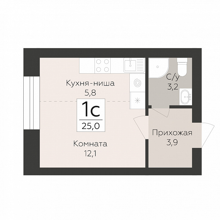 Помещение 0000054331 (Тургенев; Павловск, микрорайон Северный, д. 5) планировка