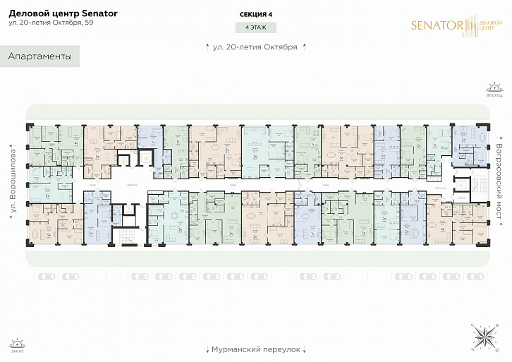 Помещение 0000041231 (Senator; г.Воронеж, ул. 20-летия Октября, 59) план этажа