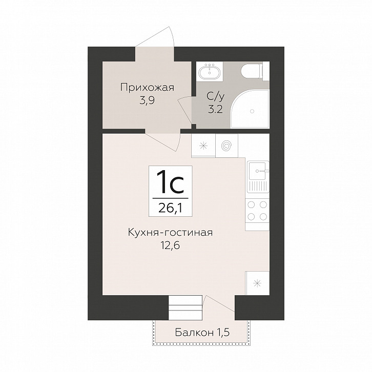 Помещение 0000051269 (Тургенев; Павловск, микрорайон Северный, д. 5) планировка