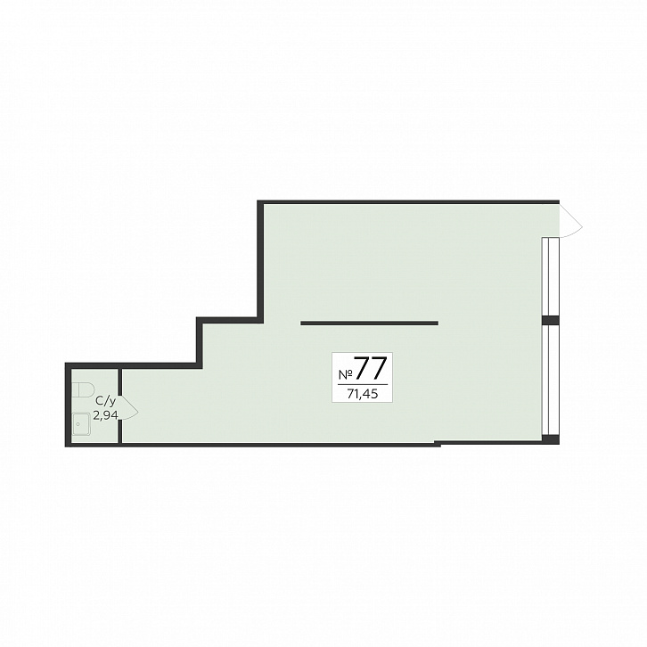 Помещение 0000048694 (Суворов-сити 2; г. Воронеж, ул. Матросова, 64а) планировка