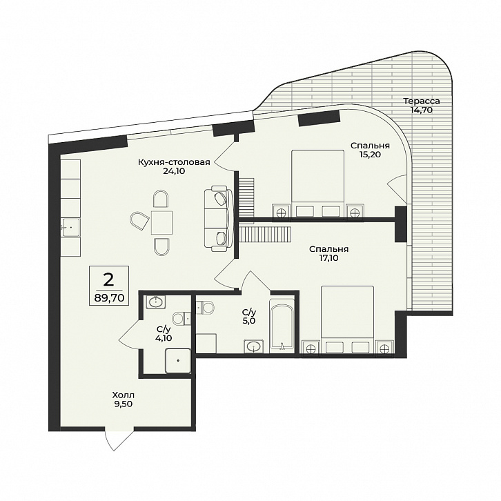 Помещение 0000050580 (Нега; ) планировка