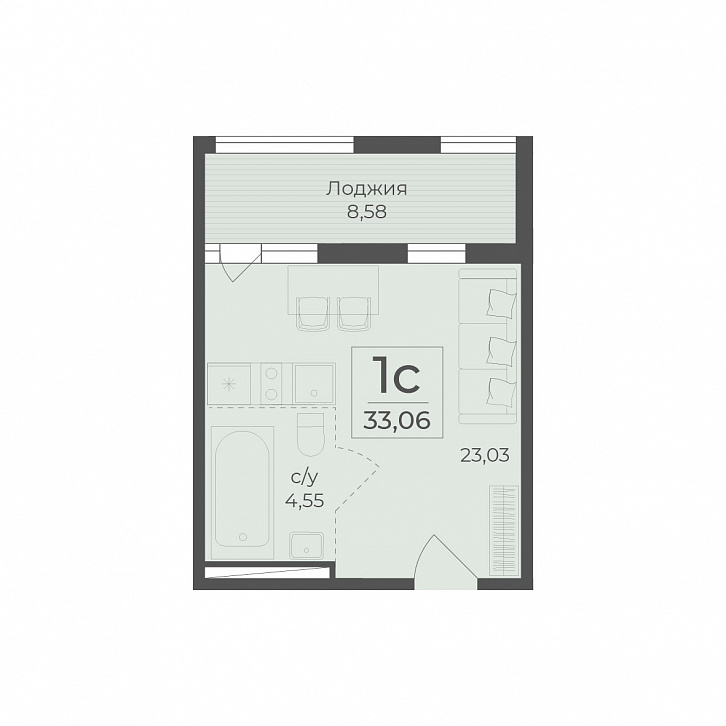 Помещение 0000036411 (Ботаника; г. Ялта, в районе шоссе Южнобережное) планировка