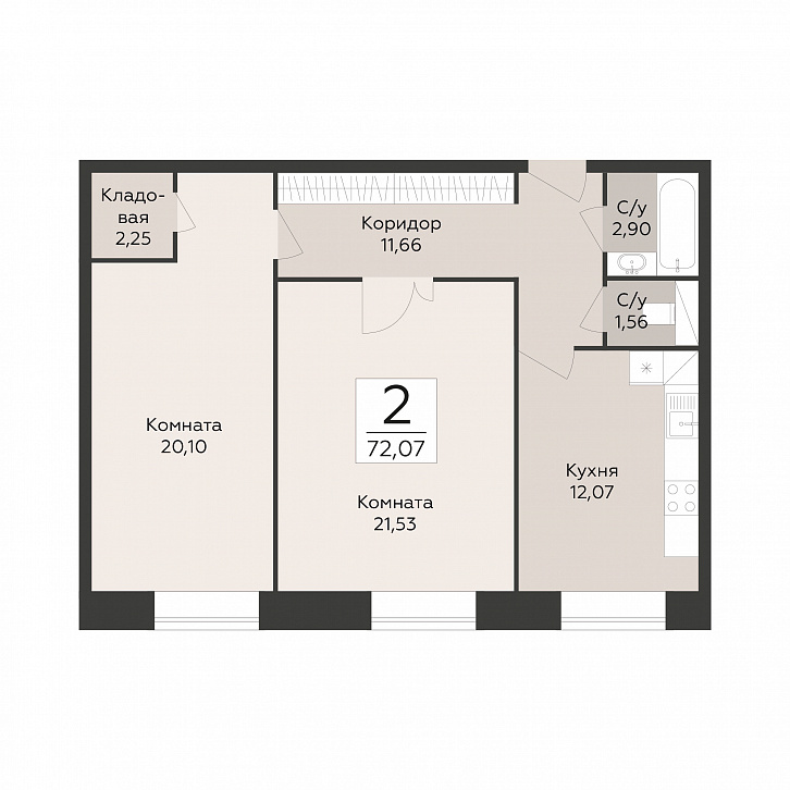 Помещение 0000051657 (Пахра сити; МО,г. Подольск, б р Красногвардейский, д. 33А, 33Б) планировка