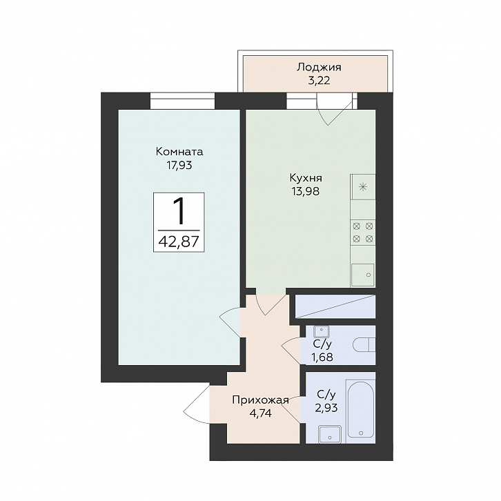 Помещение 0000047709 (Юность; ) планировка