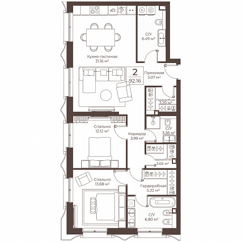 Планировка 000011377