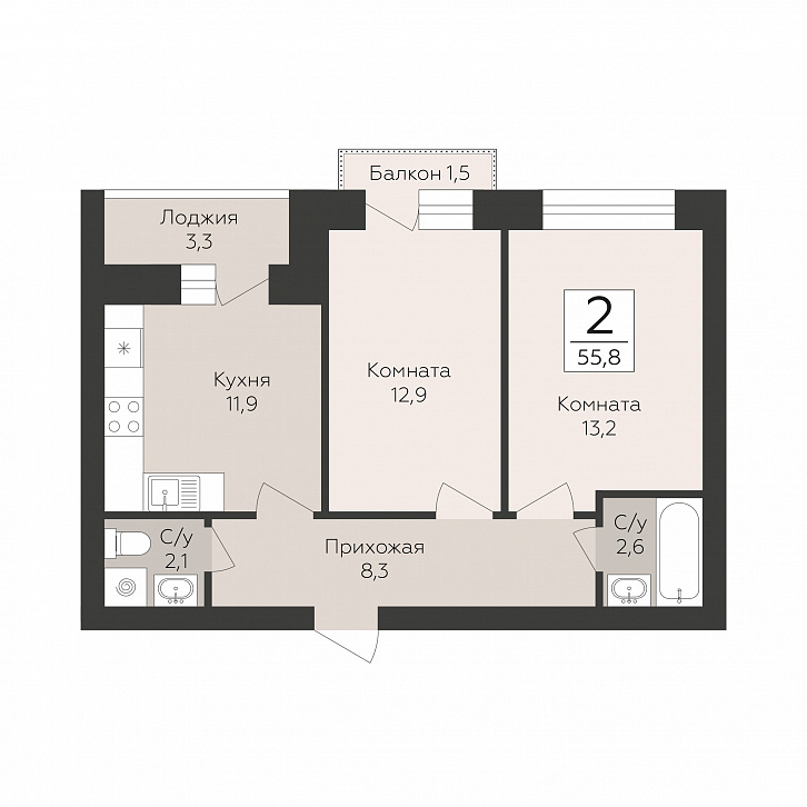 Помещение 0000051228 (Тургенев; Воронежская область, г. Павловск, микрорайон Северный, д. 5) планировка