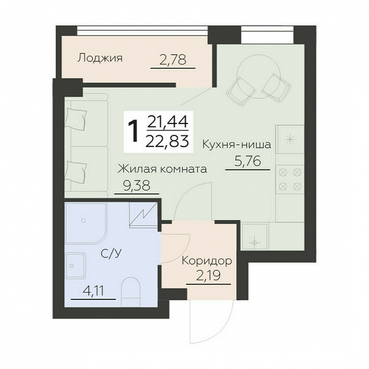 Помещение 0000034271 (Заря; Воронеж, Ленинградская 29Б) планировка