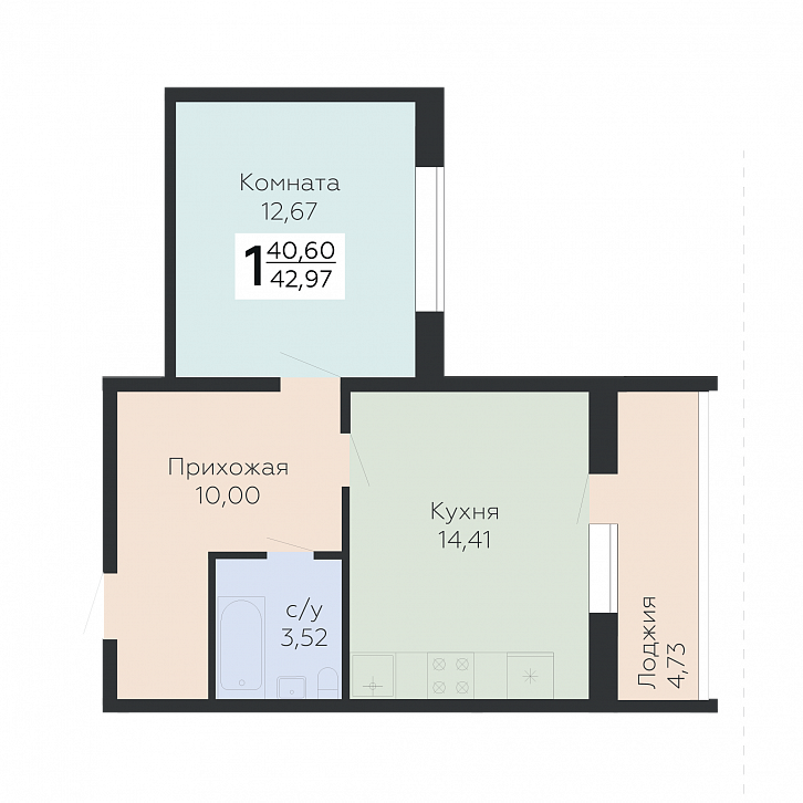 Помещение 0000032022 (Салют; Самарская область, г. Самара, р н Красноглинский, п.Мехзавод, квартал 3) планировка