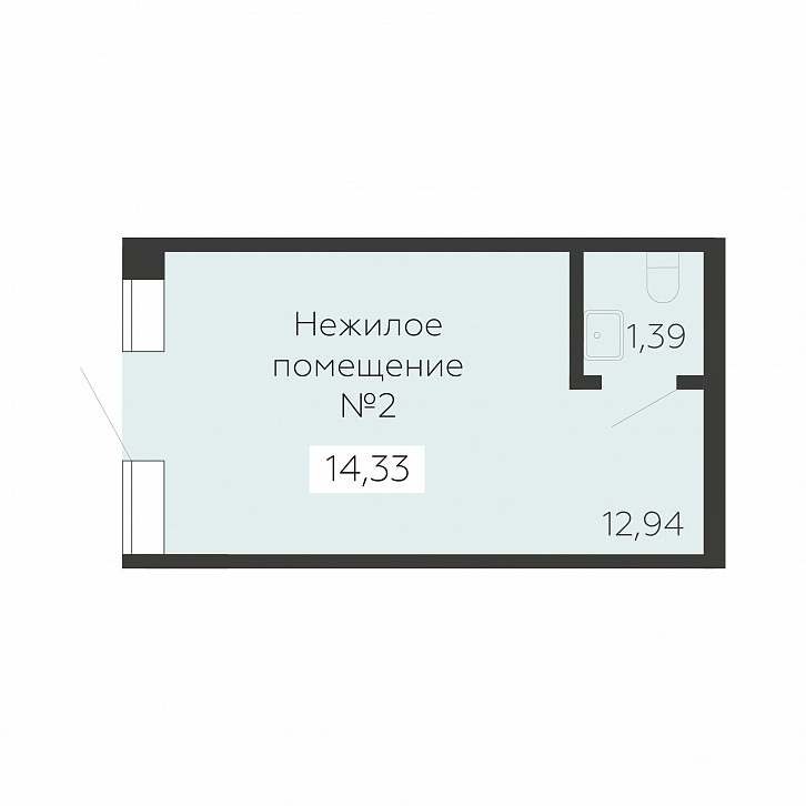 Помещение 0000028490 (Никитинские сады; Воронеж, ул. Покровская, 19) планировка