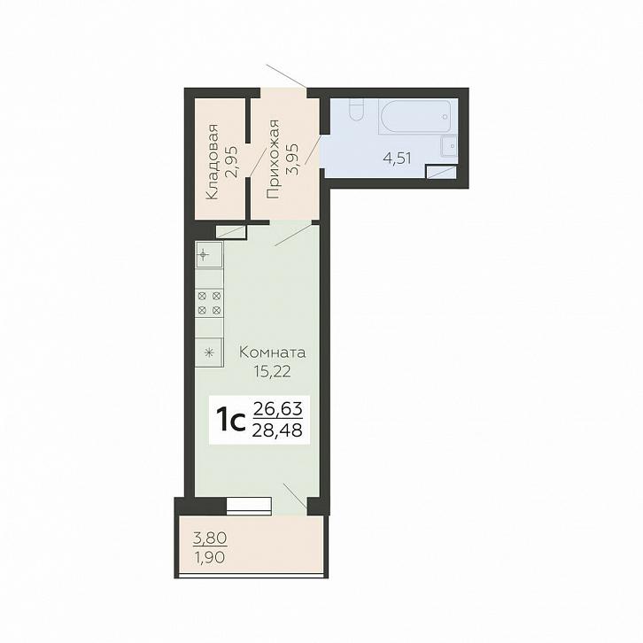 Помещение 0000030018 (Дом абрикосовый) планировка