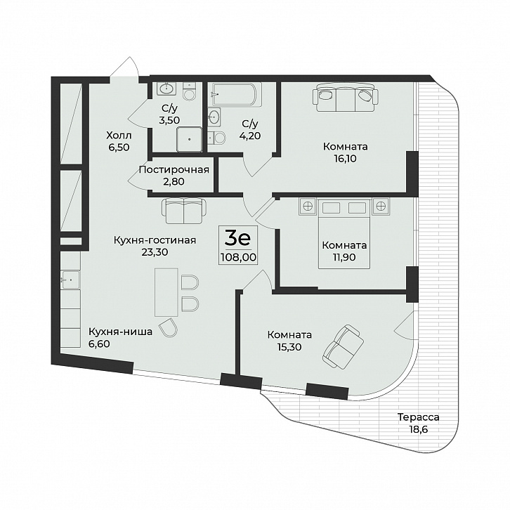 Помещение 0000046832 (Нега; ) планировка