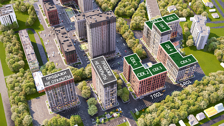 Помещение 0000048625 (Суворов-сити 2; ) план секци